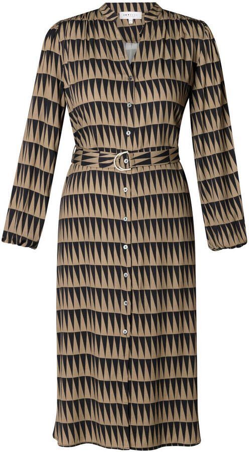 Ivy Beau blousejurk bruin - Foto 3