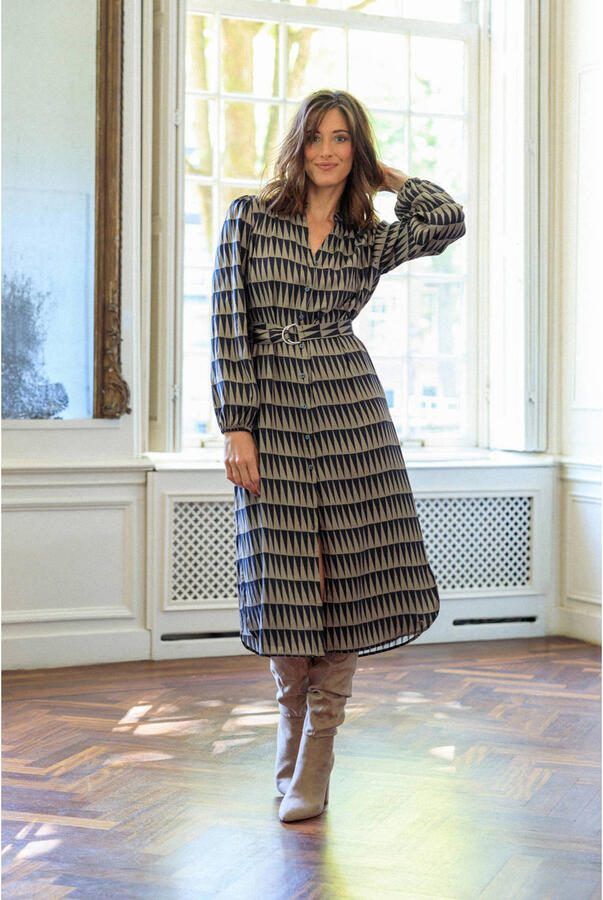 Ivy Beau blousejurk bruin - Foto 2