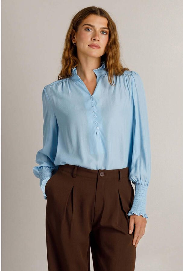 Ivy Beau blousetop lichtblauw