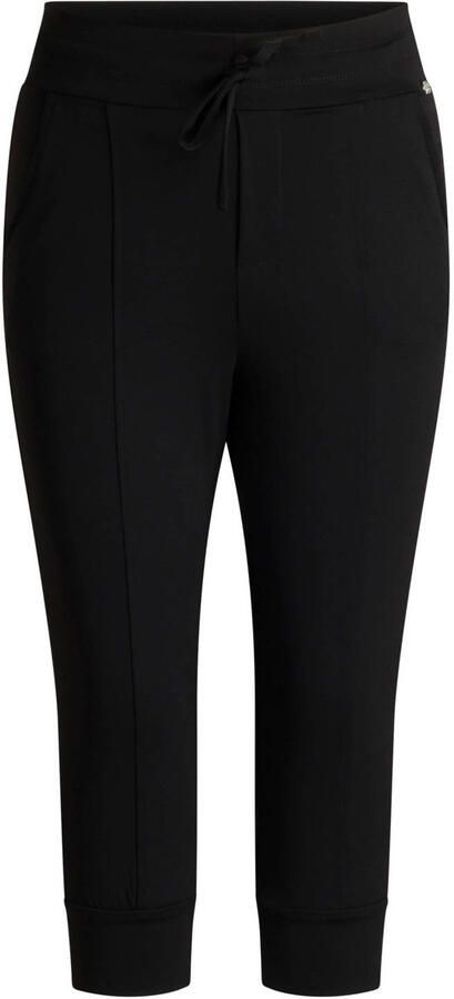 Ivy Beau cropped broek travelstof zwart - Foto 3
