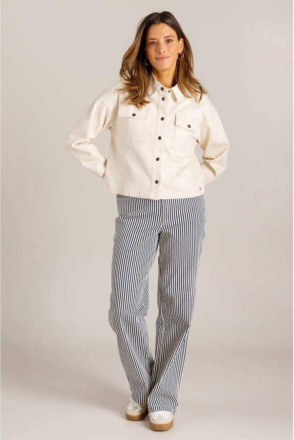 Ivy Beau denim spijkerjas wit - Foto 3