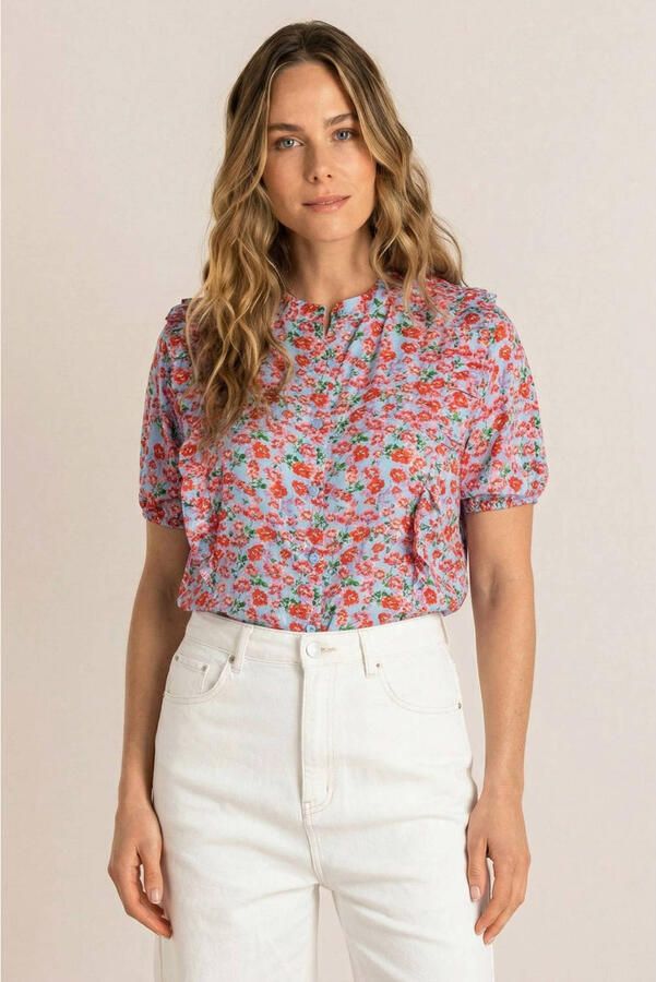 Ivy Beau gebloemde blouse multi