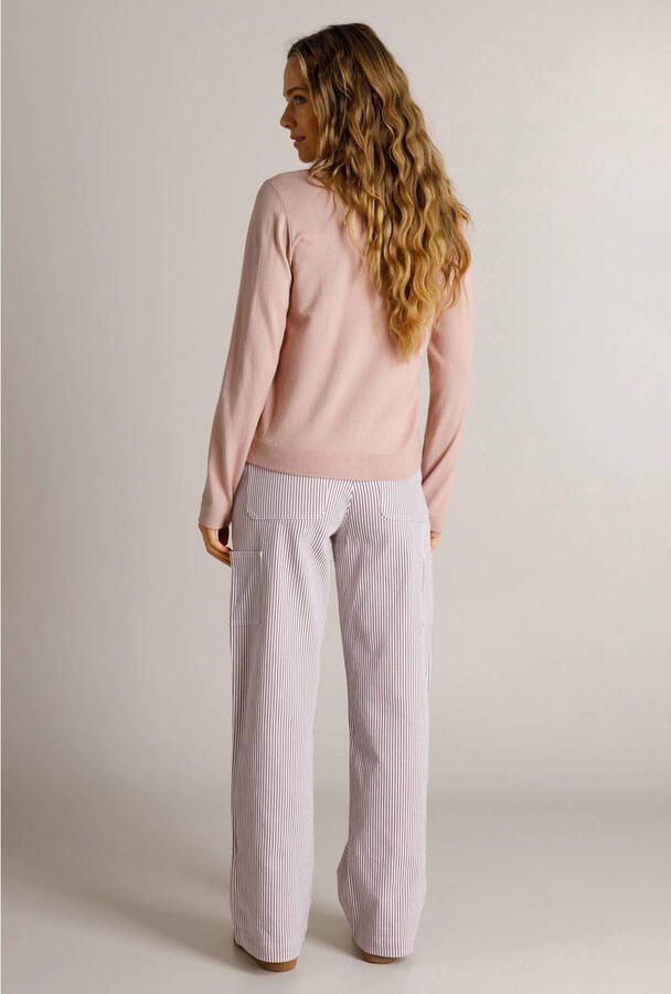 Ivy Beau gebreid vest oudroze - Foto 2