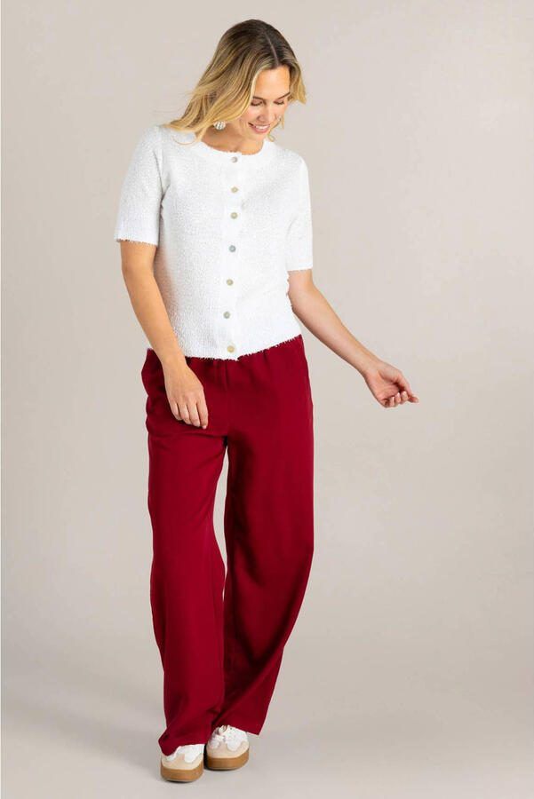 Ivy Beau gebreid vest wit - Foto 2