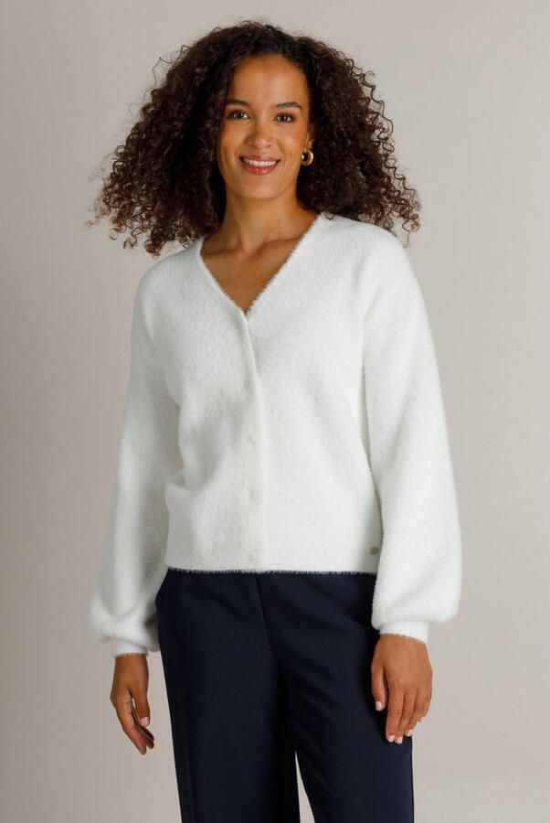 Ivy Beau gebreid vest ecru