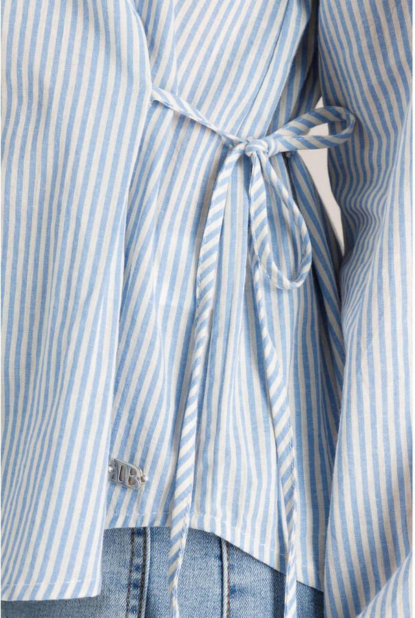 Ivy Beau gestreepte blouse blauw - Foto 2