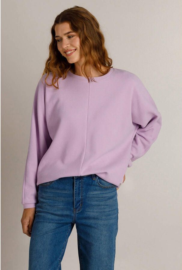 Ivy Beau katoenen sweater lila
