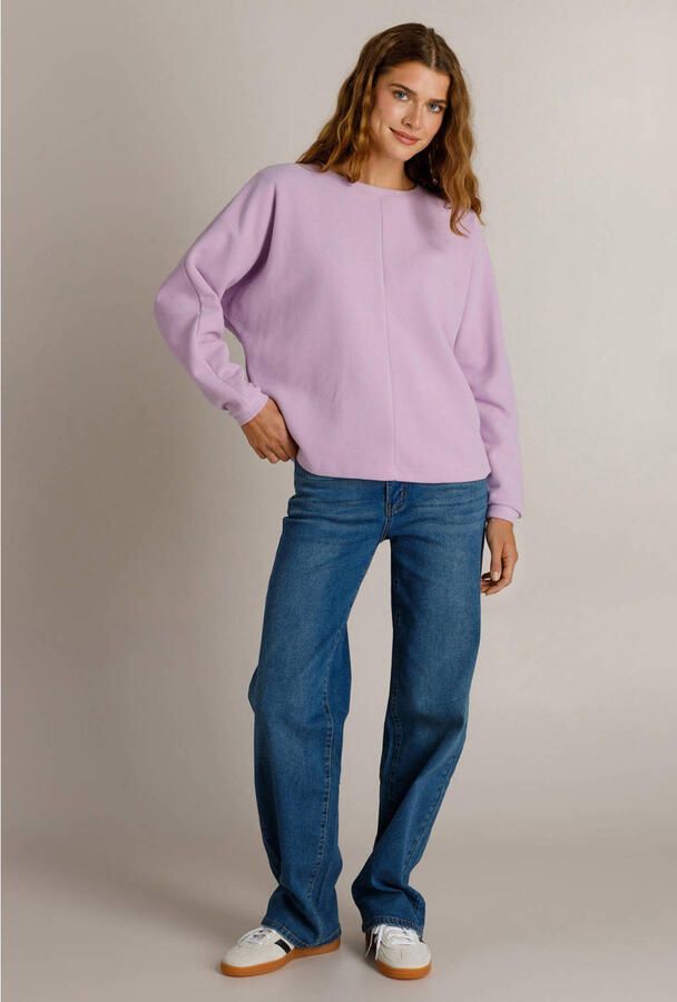 Ivy Beau katoenen sweater lila - Foto 2