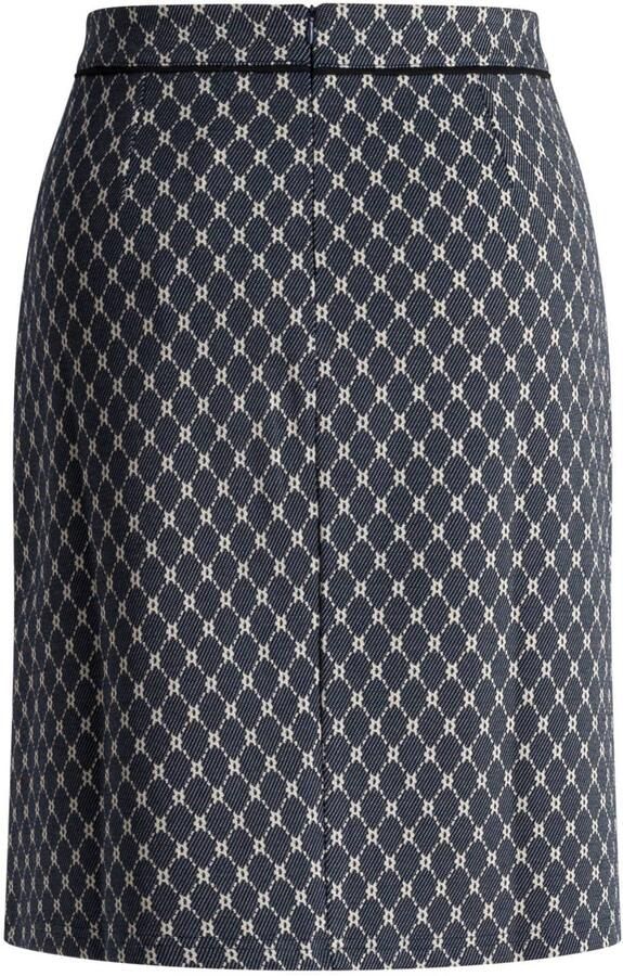 Ivy Beau korte rok met print blauw - Foto 3