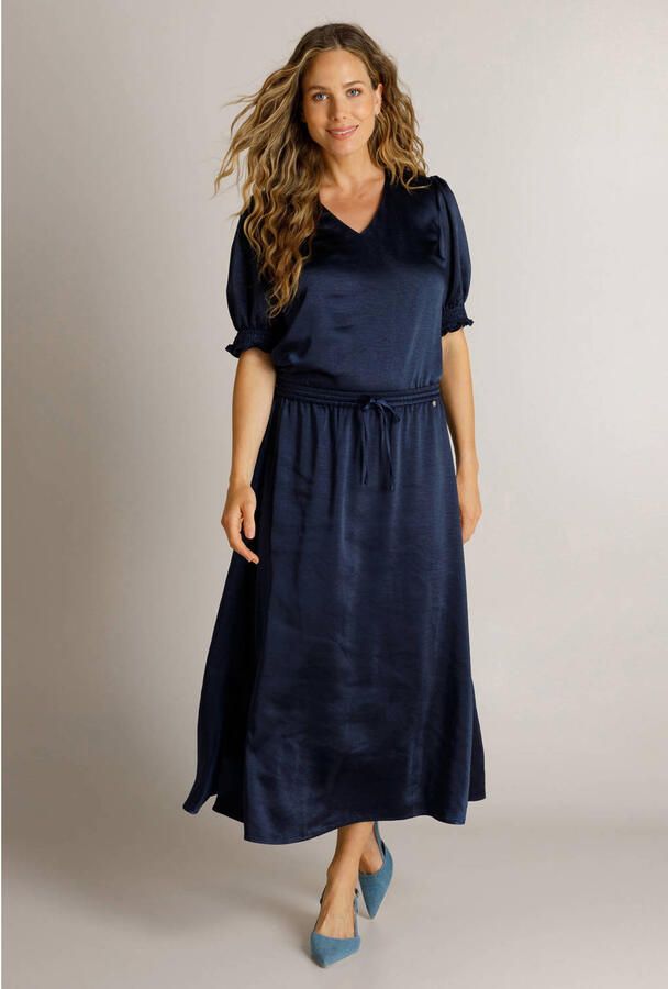 Ivy Beau midi rok donkerblauw - Foto 2