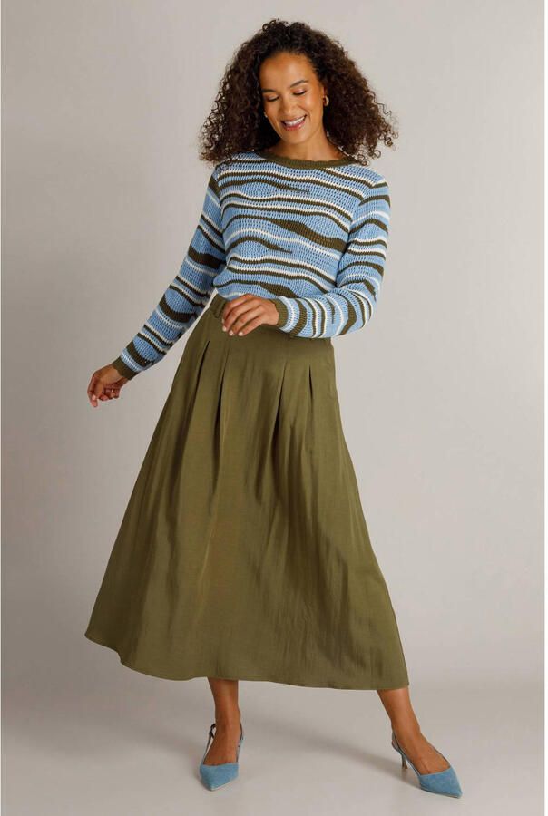 Ivy Beau midi rok groen - Foto 2