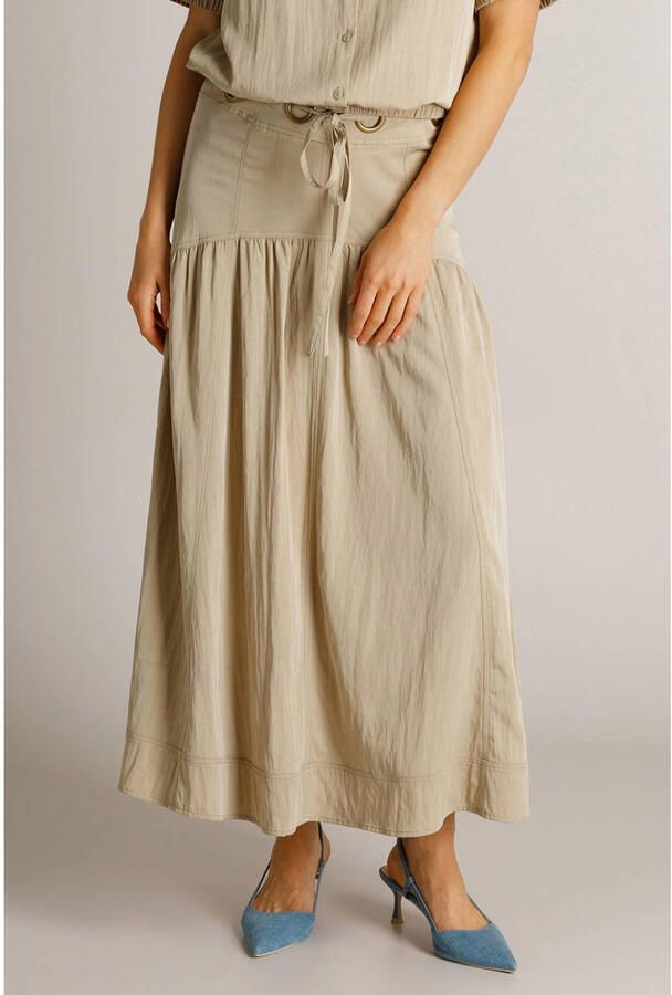 Ivy Beau midi rok licht kaki - Foto 2