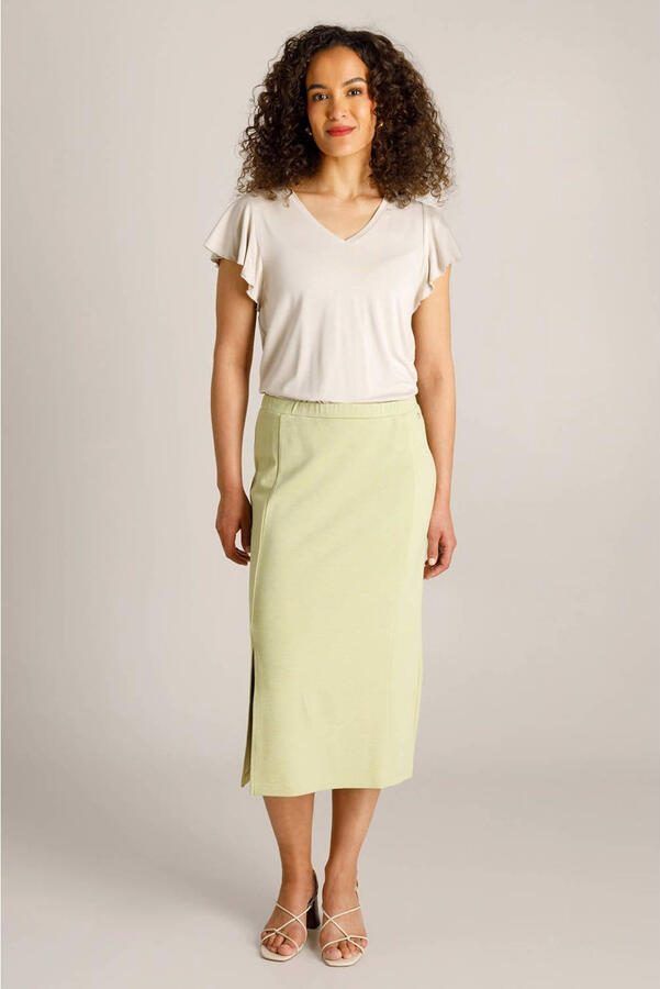 Ivy Beau midi rok lichtgroen - Foto 3