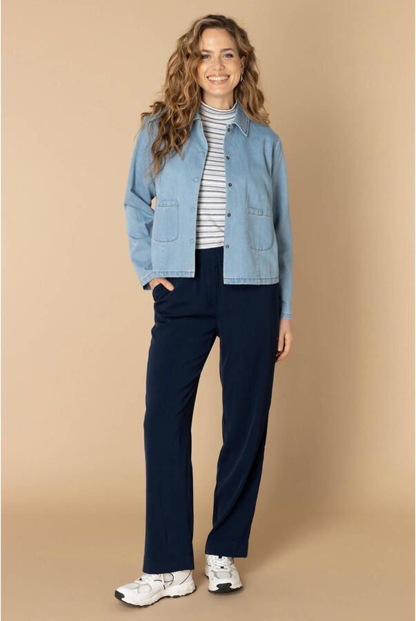Ivy Beau spijkerjas medium blue denim - Foto 3