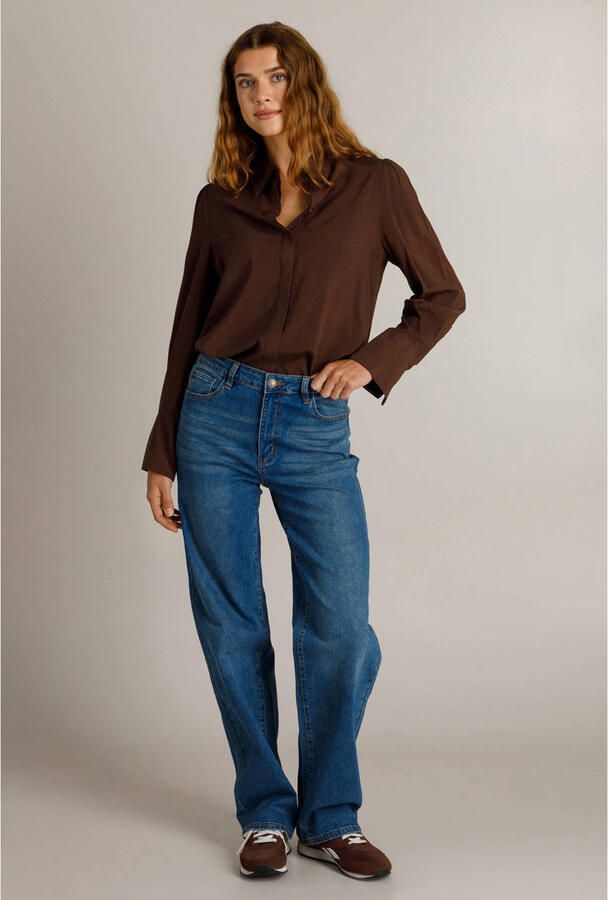 Ivy Beau straight leg jeans dark blue denim - Foto 3