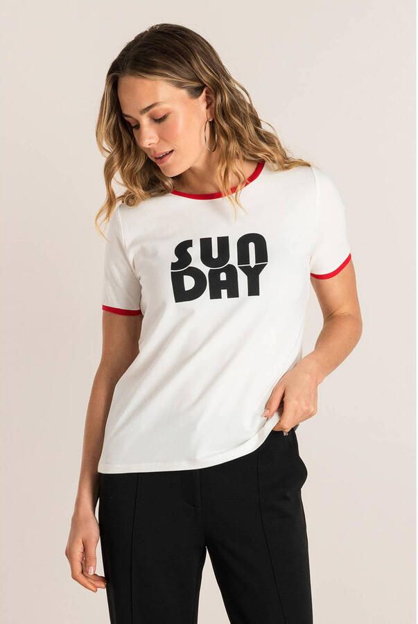 Ivy Beau T-shirt ecru