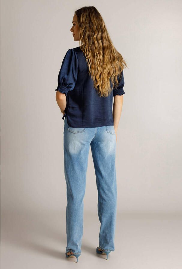 Ivy Beau blousetop donkerblauw - Foto 3