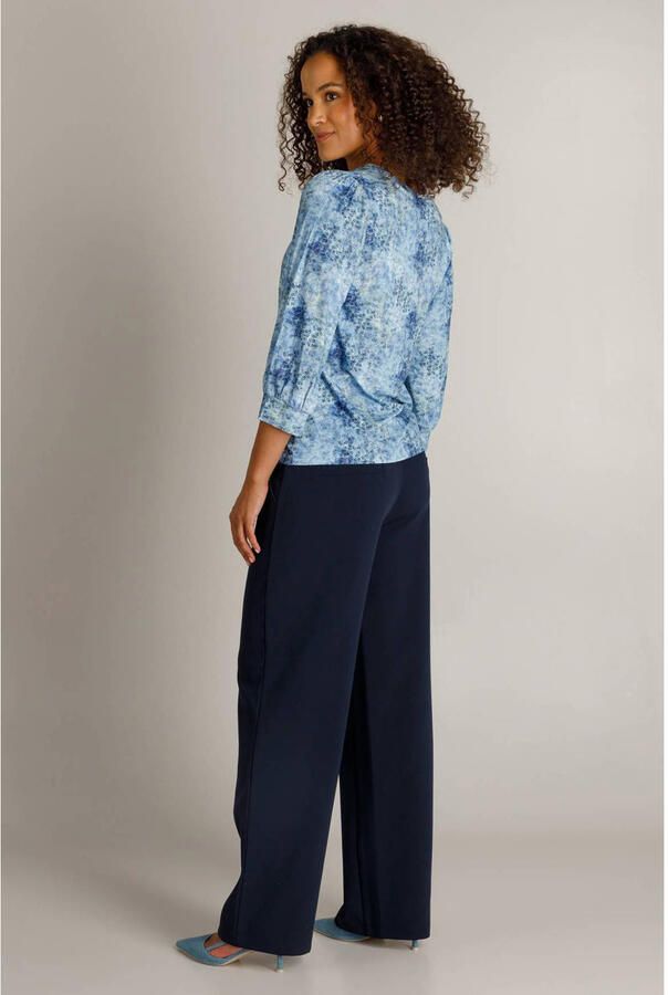 Ivy Beau top met print blauw - Foto 2