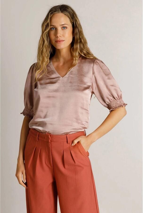 Ivy Beau blousetop oudroze