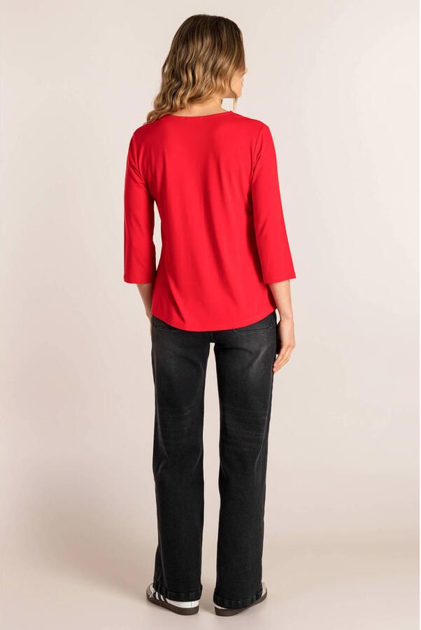 Ivy Beau top rood - Foto 3