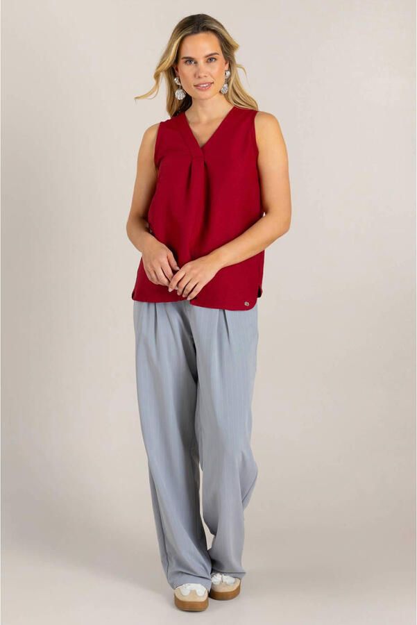 Ivy Beau top rood - Foto 3