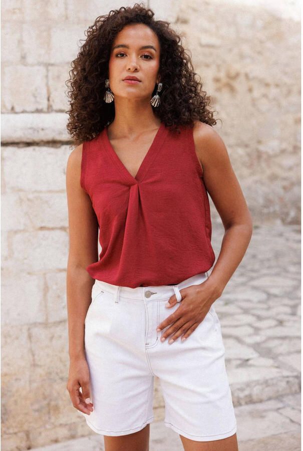 Ivy Beau top rood - Foto 2
