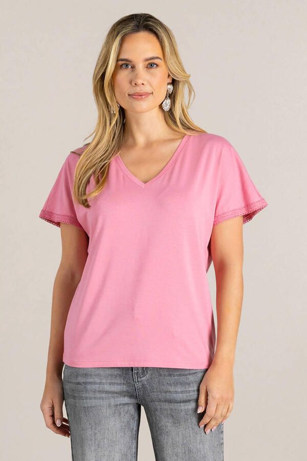 Ivy Beau top roze broderie