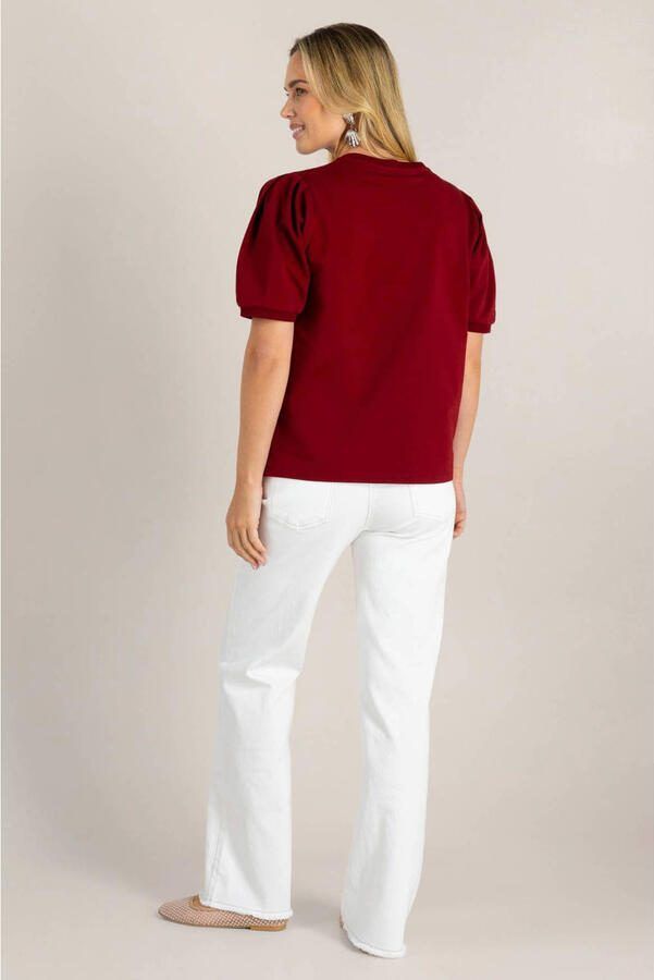 Ivy Beau top sweat donkerrood - Foto 2