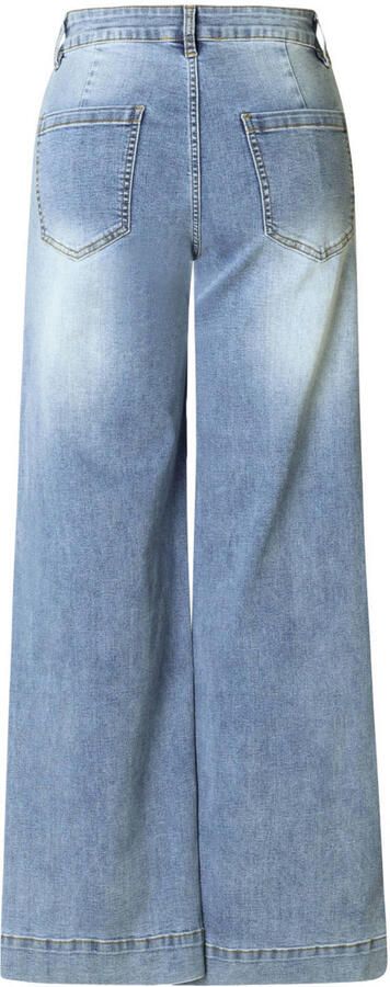 Ivy Beau Verie high waist wide leg jeans medium blue denim - Foto 2