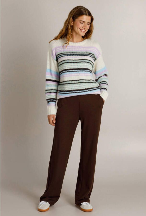 Ivy Beau wide leg broek bruin