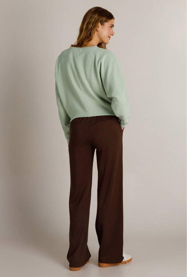Ivy Beau wide leg broek bruin - Foto 2