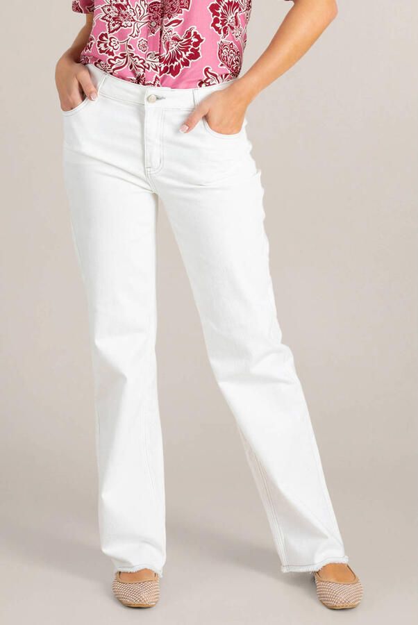 Ivy Beau wide leg jeans wit