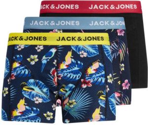 Jack & jones Boxers Jack & Jones JACFLOWER BIRD TRUNKS X3