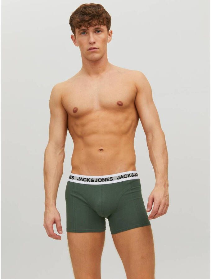 Jack & jones Boxershort met elastische band met logo in een set van 3 stuks model 'RIKKI'