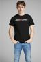 Jack & jones T-shirt met labelprint model 'CORP' - Thumbnail 1