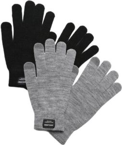 JACK & JONES handschoenen JACHENRY set van 2 grijs zwart