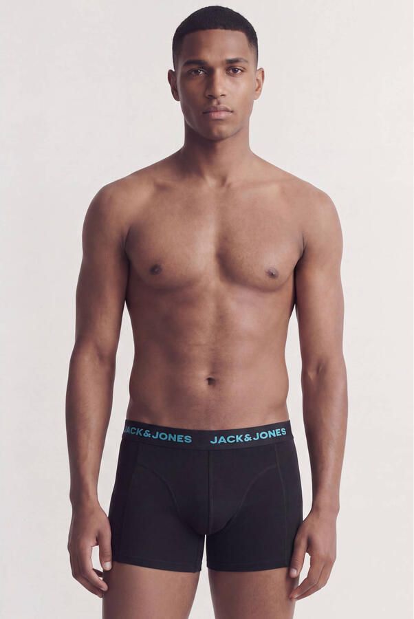 JACK & JONES ADDITIONALS boxershorts zwart (set van 5)