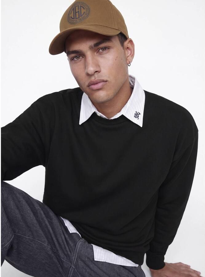 JACK & JONES ADDITIONALS relaxed fit sweater zwart - Foto 2
