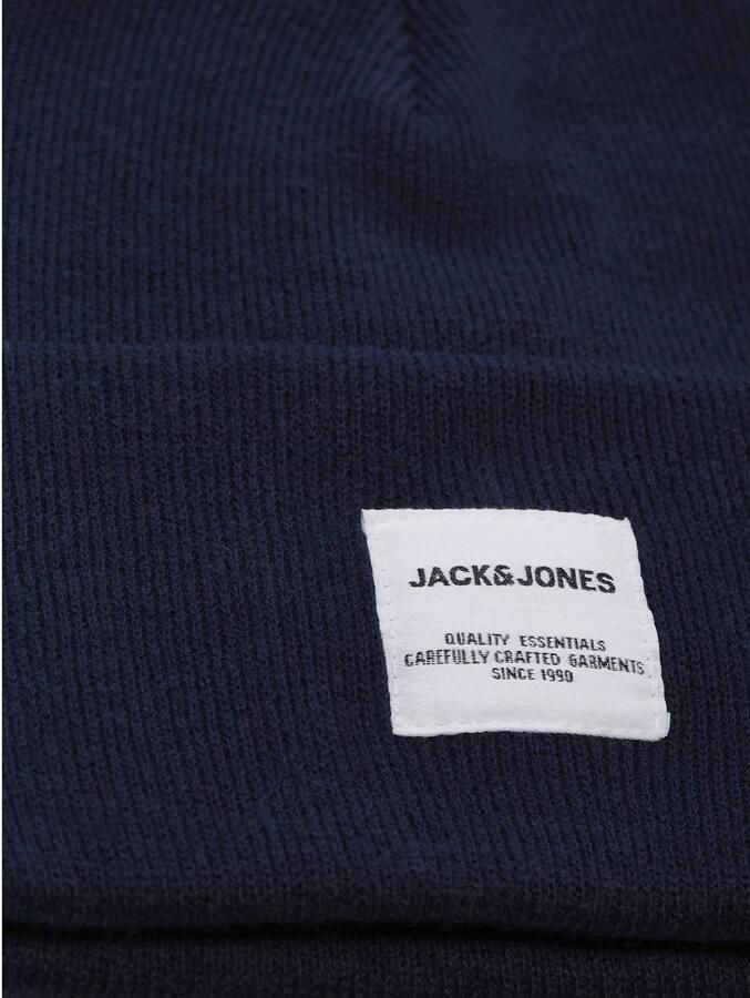 JACK & JONES ADDITIONALS muts JACLONG met logo donkerblauw