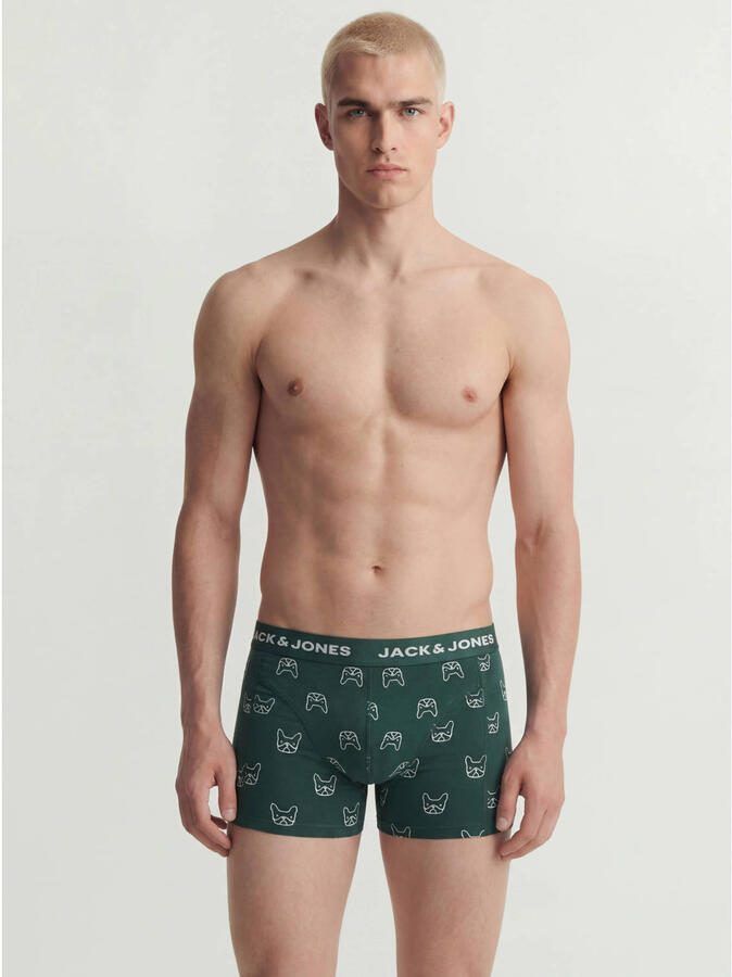 JACK & JONES boxershort JACDENIM DOG (set van 3)