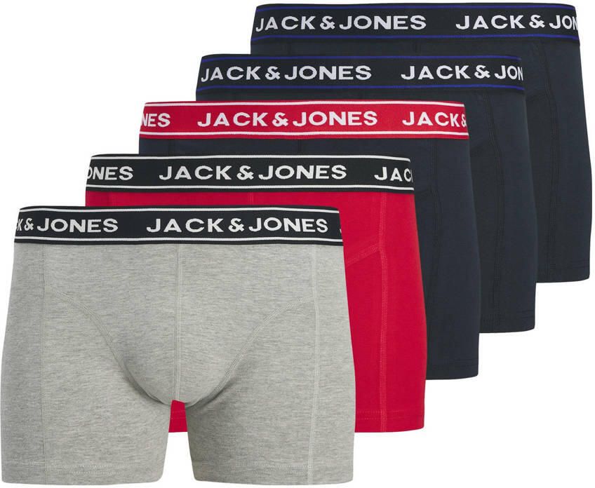 JACK & JONES boxershort JACHECTOR (set van 5)