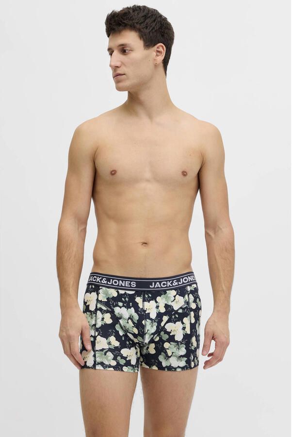 JACK & JONES boxershort JACRAY FLOWER (set van 3)