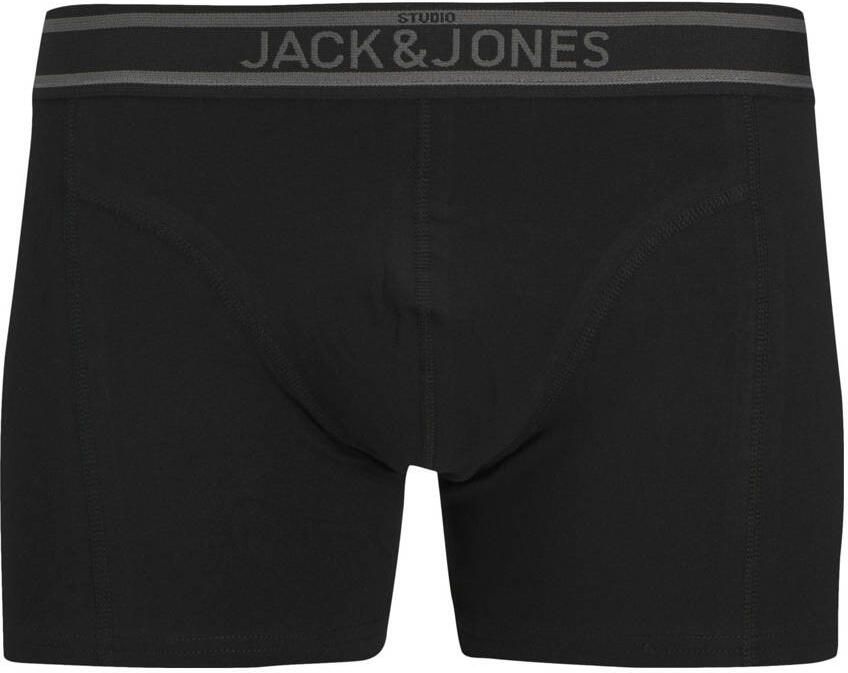 Jack & jones Boxershort met elastische band met label in een set van 3 stuks model 'RICHARD'