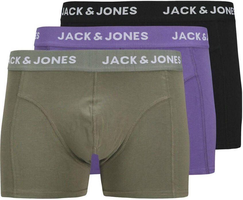Jack & Jones Trunk JACROB SOLID TRUNKS 3 PACK SN (3 stuks) - Foto 2