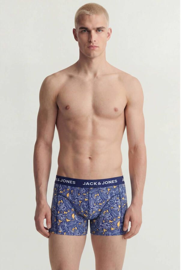 JACK & JONES boxershorts blauw (set van 3)