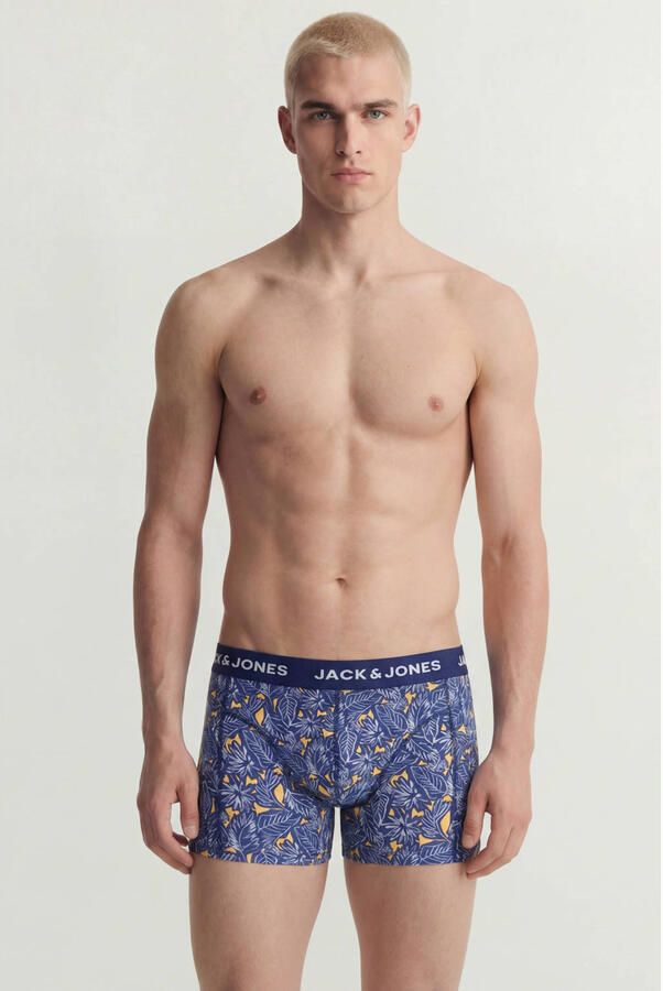 JACK & JONES boxershorts blauw (set van 5)