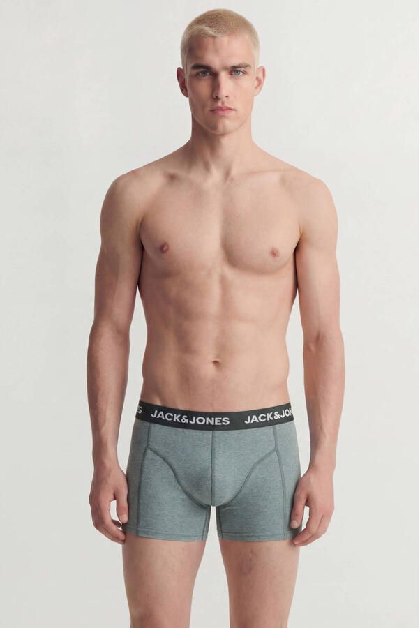 JACK & JONES boxershorts groen donkergroen (set van 3)