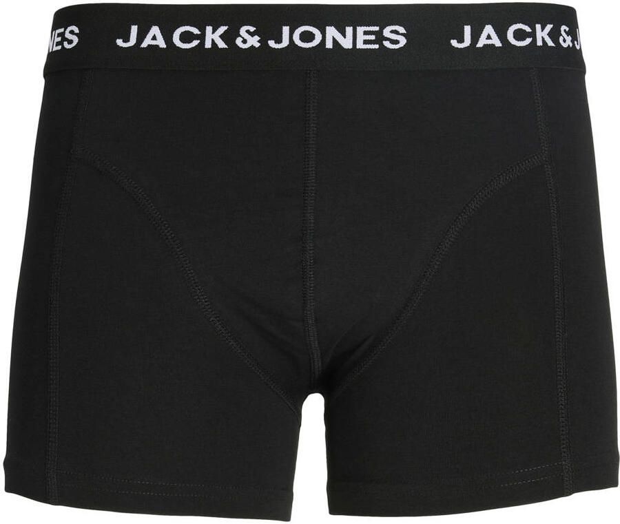 JACK & JONES boxershorts zwart blauw (set van 3) - Foto 2