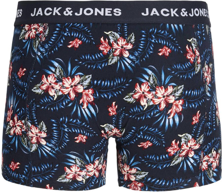 JACK & JONES boxershorts zwart donkerblauw (set van 3) - Foto 2