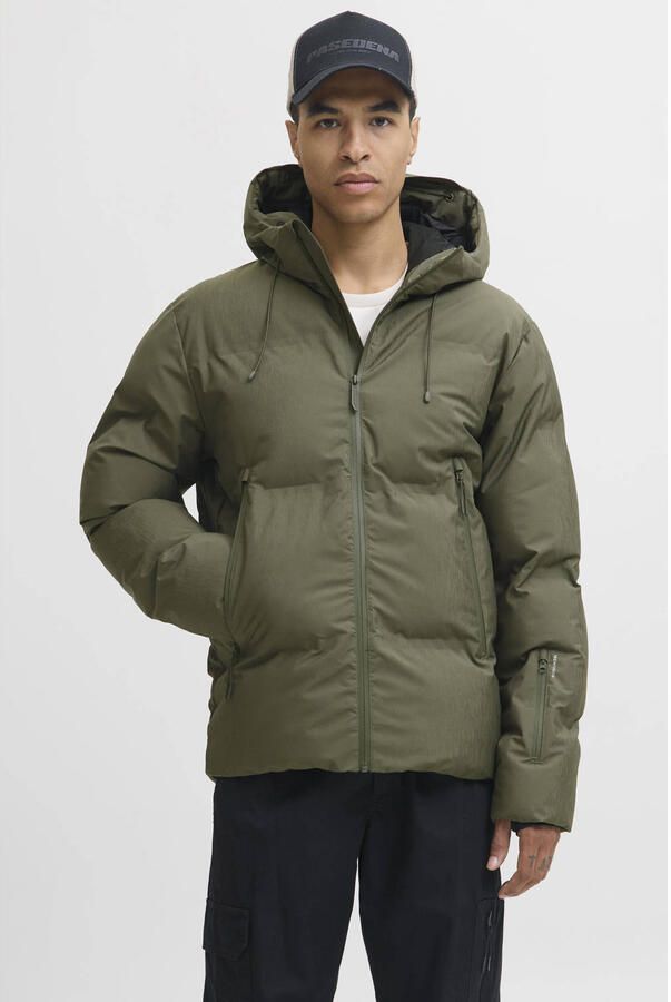 JACK & JONES CORE gewatteerde jas groen